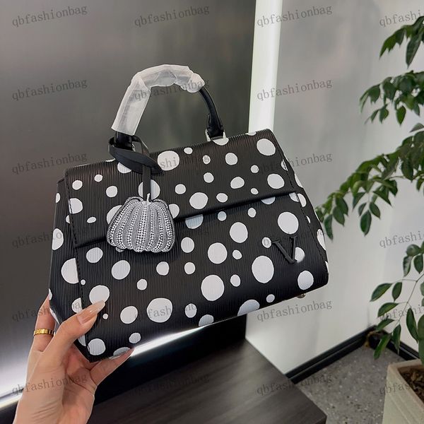 

stylish womens shoulder bag handle tote classic pumpkin print belt strap crossbody bag underarm bags hardware metal buckle designer purse pr