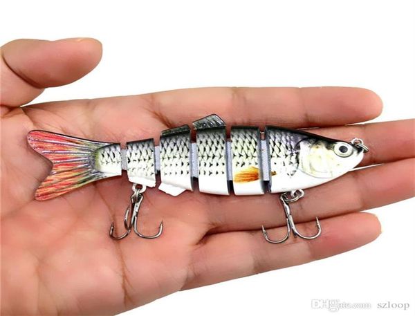 

fishing wobbler lifelike lure 6 segment swimbait crankbait hard bait 10cm 18g artificial lures tackle272u4832541
