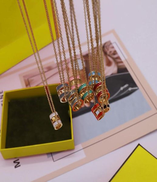 

fashion pendant necklaces necklace letter design for man woman jewelry highly quality 9 color box need extra cost9759163, Silver