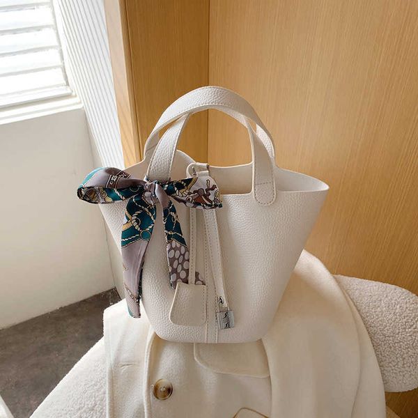 

luxury picotin lock bag feeling advanced bag westernized women's 2020 new fashion korean version versatile fairy temperament handbag bu