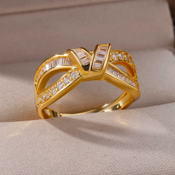 

band rings zircon mask rings for women girls stainless steel adjustable mask ring luxury fashion couple wedding jewerly gift 2023 r230822, Silver