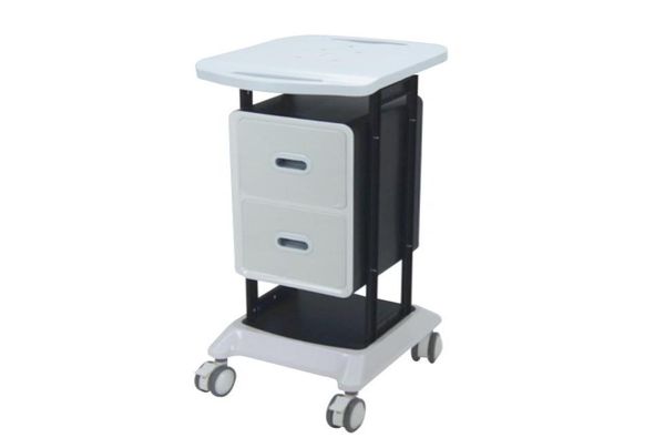 

elitzia et421 salon furniture vertical spa trolley rolling cart with 2 drawers two colors option1164736