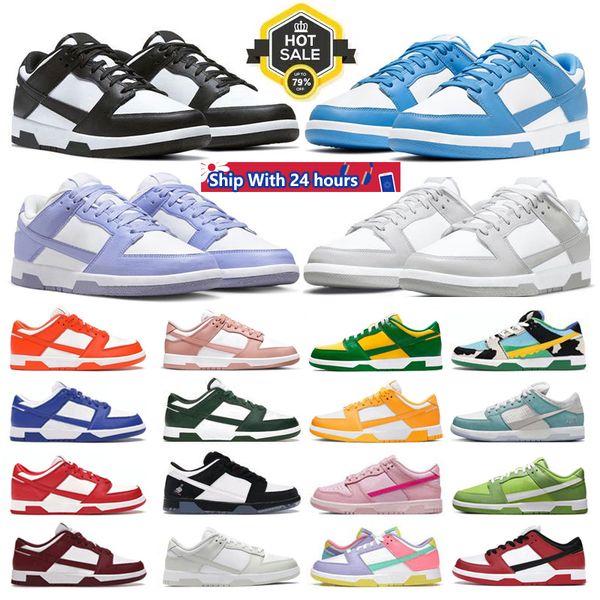 

designer mens casual shoes panda pigeon grey fog unc coast pn dust triple pink syracuse candy rose whisper lilac men women trainers sports p, Black