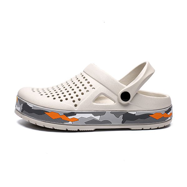 

sandals clogs men sandals casual shoes lightweight sandles croks slippers for pantuflas summer beach zapatos hombre 230719, Black