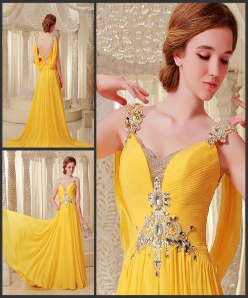

bridesmaid dress 2021 luxury rhinestone crystal vestidos formal bride gown purple chiffon yellow long graduation dresses6270724, White;pink