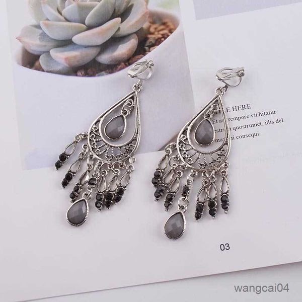 

charm fashion jewelry wholesale vintage clip on earrings earrings for women statement earrings r230719, Golden