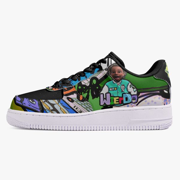

diy shoes mens running shoes one for men women platform casual sneakers classic white black cartoon graffiti green trainers outdoor sports 3