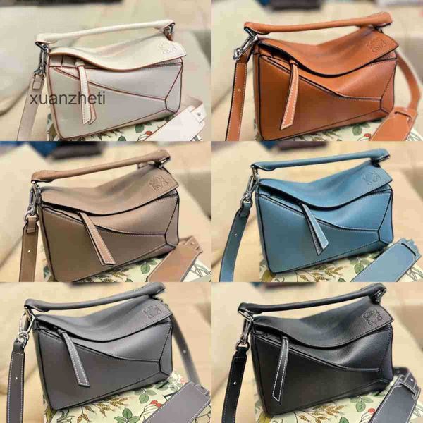 

2023 famous puzzle loewbag women bag wasit bags fashion designer luxury handbags silver purse checker litchi grain cowhide wo lxjw