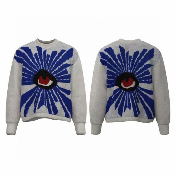 

washed vintage sweater men women 1 quality sweaters sleeve knit sweatshirts