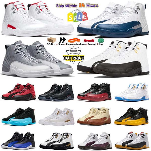 

designer jumpman12s mens basketball shoes university indigo gold dark hyper royal royalty outdoor women trainers sports sneakers with box