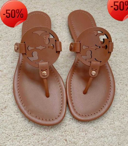 

tb slippers designer flip flops women origin brand genuine leather flat beach shoes black matte real cowhide sandals wu