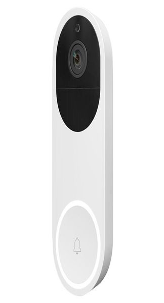 

intelligent vision video doorbell ai face identifcation 1080p infrared night vision from xiaomi youpin white6462579