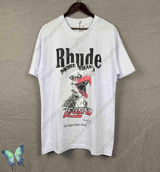 

designer t shir sell well men whie black rh shir eagle head prin men039s tshir high qualiy 0019109757, White;black