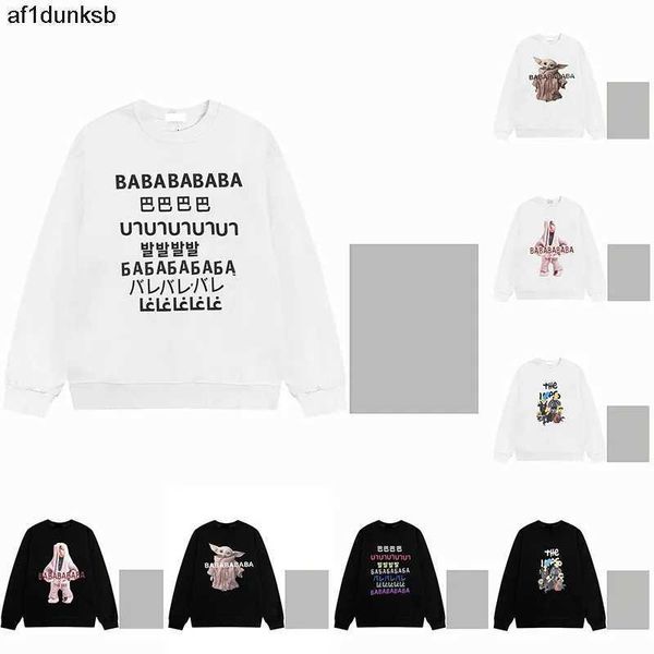 

sweatshirt balencaigaly balencigaly hoodies mens designer hoodies black and white color fashion t-shirt outdoor joing men women size m gufq