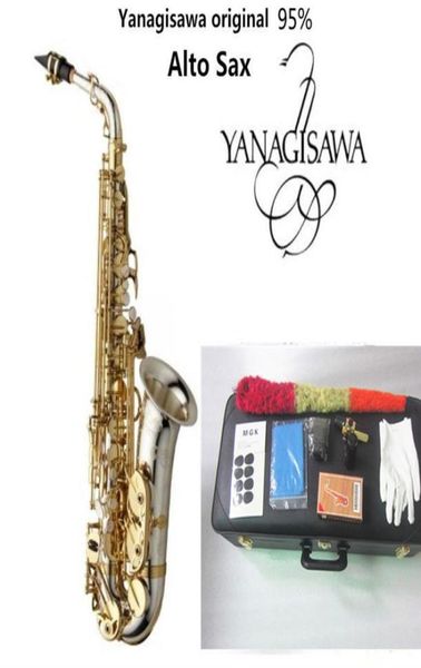 

brand original new yanagisawa awo37 alto saxophone nickel plated gold key professional super play sax mouthpiece with case and ac7877460