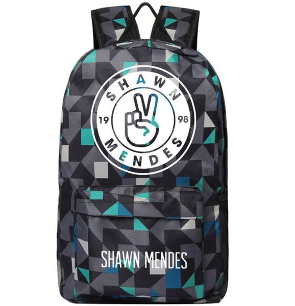

shawn mendes backpack illuminate singer school bag gym train daypack quality schoolbag outdoor rucksack sport day pack7432825