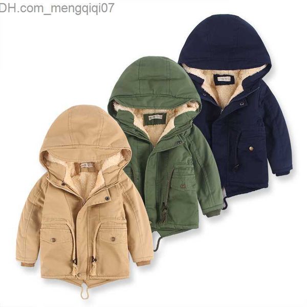 

down coat children's winter wool outdoor jacket boys' hooded insulation boys' jacket winter casual boys' jacket z230719, Blue;gray