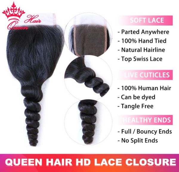 

real invisible hd lace swiss closure loose wave 4x4 5x5 6x6 lace closure brazilian virgin human hair extensions6499353, Black;brown