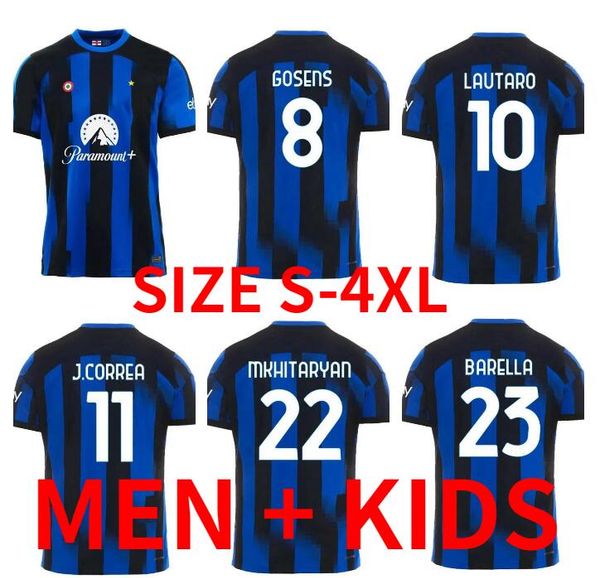 

inters milans lukaku soccer jerseys 23 24 barella vidal lautaro eriksen alexis dzeko correa away third uniforms football shirt 2023 2024 men, Black;yellow