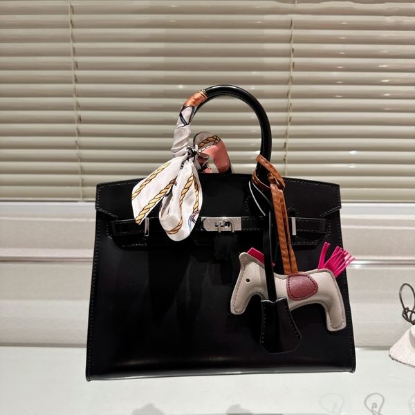 

handbags h bag tote bag designer bag genuine leather handbag shoulder woman bags crossbody geometry square contrast color patchwork purses h