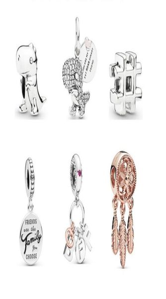 

fits p bracelets 20pcs dinosaur family dream catcher dangle silver charms fits p charms bracelet beads for jewelry mak4269752, Black