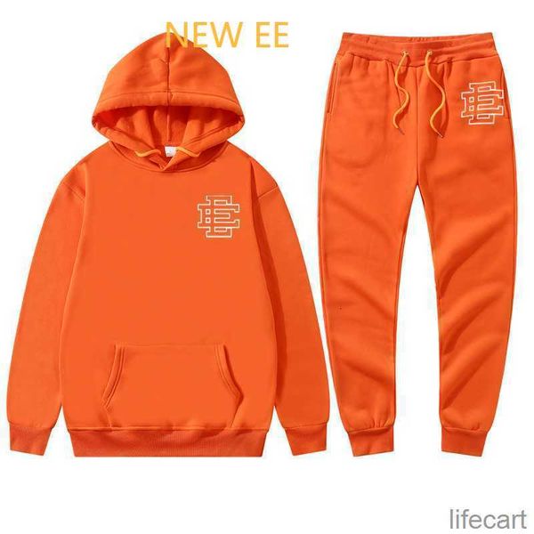 

new warm 2023 designer eric emanuel hooded ee hoodies tracksuit sweater mens fashion streetwear pullover loose hoodie couple clothing letter, Black