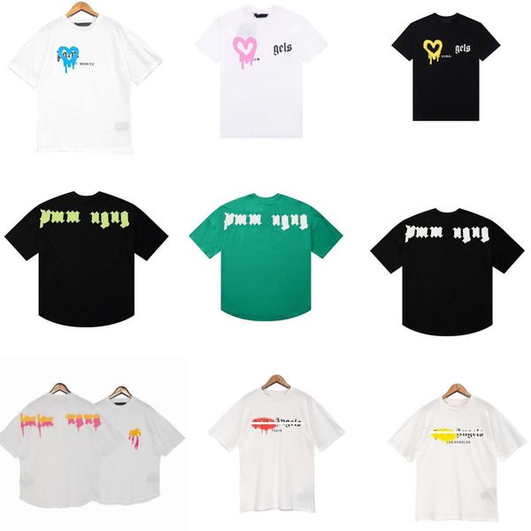 

shirts for men designer palms pa new summer loose tees fashion casual shirt angel luxurys clothing street cute shirts men women t shirts, White;black