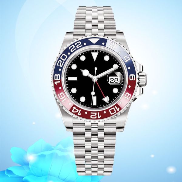 

mens high-end watch automatic design watch mens classic 2813 movement advanced style stainless steel strap 40mm silver sapphire waterproof a, Slivery;brown