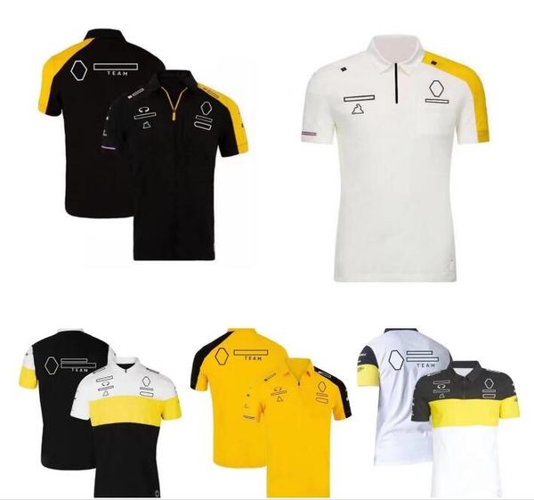 

f1 racing polo shirt summer short sleeve shirt same style customized