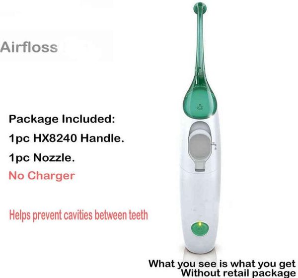 

for sonicare airfloss electric flosser handle hx8140 nozzle hx8111 hx8211 hx8141 hx8154 wo retail box 2202076636668