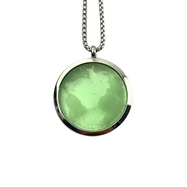 

camaz in stock glass bio energy health necklace pendant quantum energy the earth glass pendant for women days gift