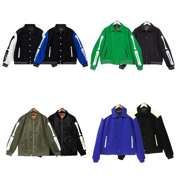 

designer am mens varsity jacket baseball uniform womens letterman jacket bomber windbreaker hip hop embroidery street coats, Black;brown