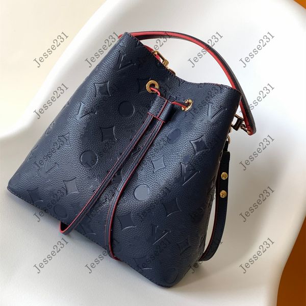 

10a designer bag women genuine leather neonoe mm bucket bag shoulder bags embossing totes crossbody bag handbags tote bag wallets backpack w