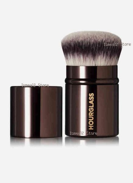 

hourglass hg retractable kabuki makeup brushes dense synthetic hair short sized foundation powder contour beauty cosmetics tools4659591