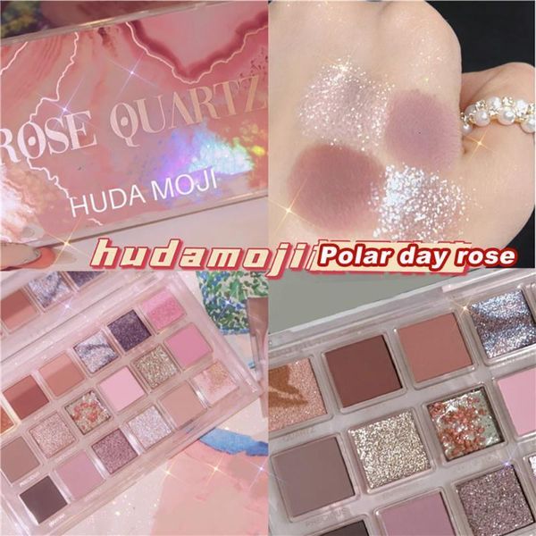 

eye shadow huda story 18 colors desert rose eyeshadow palette long lasting mashed pearl sequins matte earth makeup tslm2 230718