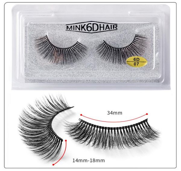 

dropshippping 1 pair1 set 6d false eyelashes natural thick curly long eye lashes wispy makeup beauty extension tools handmade 3d 3840267