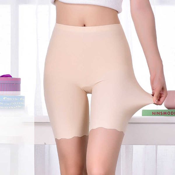 

women's shorts seamless safety short pants summer women plus size boxers for female anti rub safety shorts under skirt panties underwea, White;black