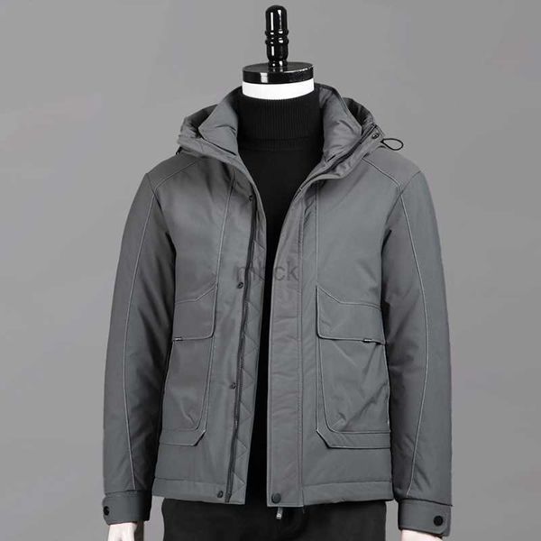 

women's down parkas vacb 2022 winter womens mid long loose fit white duck down coats hkd230719, Black