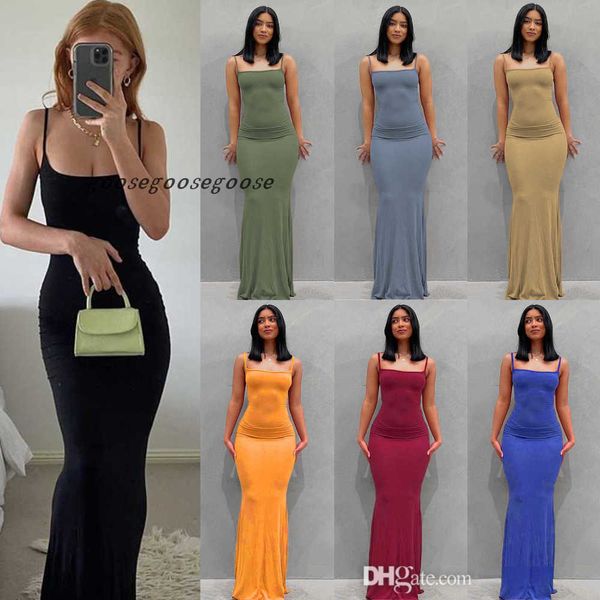 

plus size 3xl womens casual dresses woman skims suspenders solid color bodycon dress fashion slim sling home female skirts, Black;gray