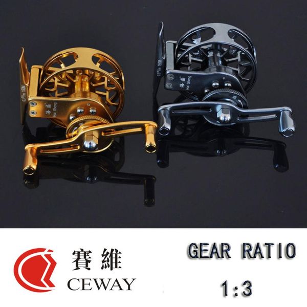 

flying reel hp55 left right ceway all metal fish coil fly fishing reel tackle equipment variable speed ice fishing reel new 7357498