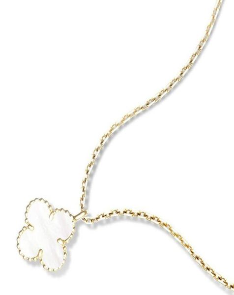 

new fashion designer high jewelry necklace luxury fourleaf clover pendant birthday valentine039s day gift jewelry4362067, Silver