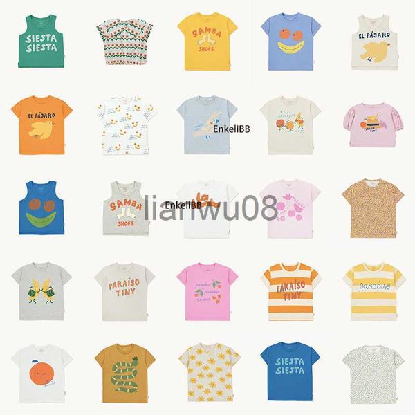 

t-shirts 2023 tc ss new arrivals sneak peak kids boys t shirt summer girls brand t shirt toddler lovely designer clothes fashion x0719, Blue