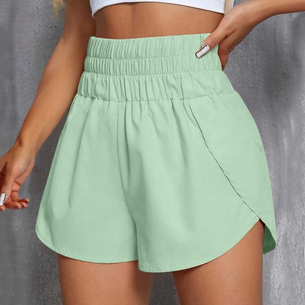 

women's shorts 2023 ladies running loose shorts women fashion y2k jogging summer high waist elastic women's shorts female clothing, White;black
