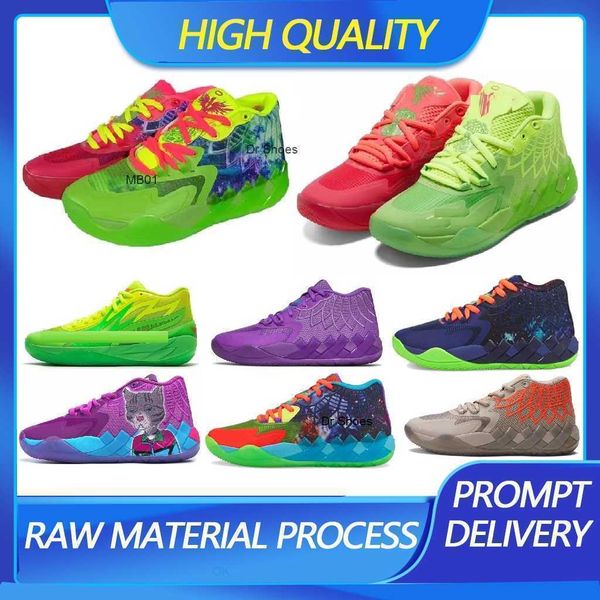 

basketball melo shoes mb.01 rick and morty lamelo ball mb1 queen city mens lamelos low lemelo ball basketball kids melos balls shoe mb 2, Black