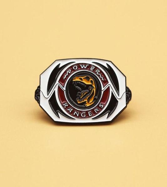 

mighty morphin power rangers metal cartoon brooch backpack interesting enamel pins backpack hat bag decorate badges7815496, Blue