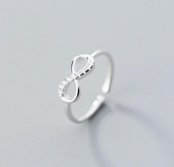 

china 100 925 sterling silver infinite blessings endless love finger rings infinity zircon design engagement ring je64183631