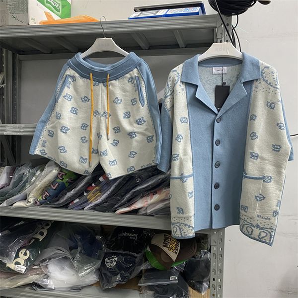 

short sleeve sweater men women 1 quality cardigan patchwork sweatshirts