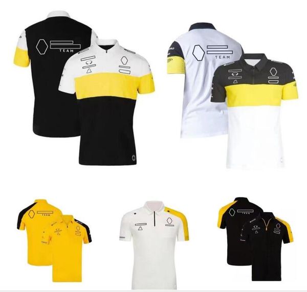 

new f1 racing short-sleeved t-shirt summer half-sleeved polo shirt same customized