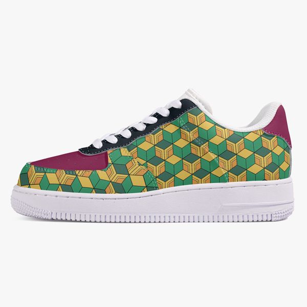 

diy shoes mens running shoes one for men women platform casual sneakers classic white black cartoon graffiti green trainers outdoor sports 3