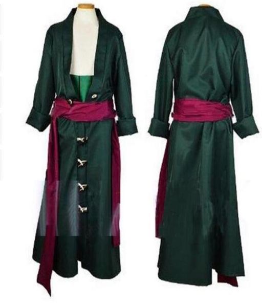 

one piece roronoa zoro cosplay costume clothes full set0129814968, Black